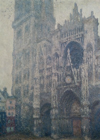 Cathédrale de Rouen, Portail Ouest, Temps Gris, 1894 - Claude Monet